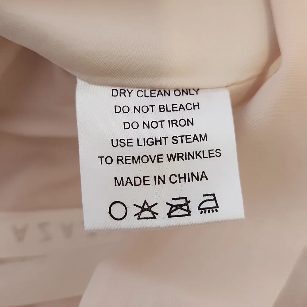 NWT AZAZIE LIZET Alabaster A-Line Sweetheart Neckline Chiffon Dress, size A4 - Picture 10 of 16